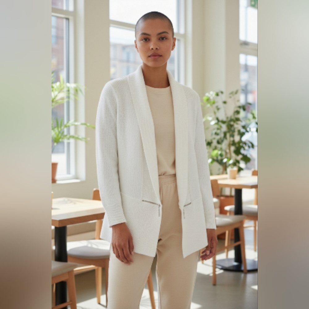 TanJay Cream Women's Blazer
